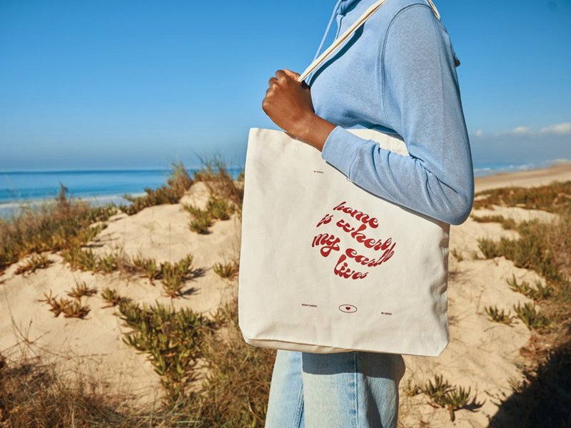 Impact AWARE™ recycled canvas tas 285gsm ongeverfd Impact AWARE™ recycled canvas tas 285gsm ongeverfd