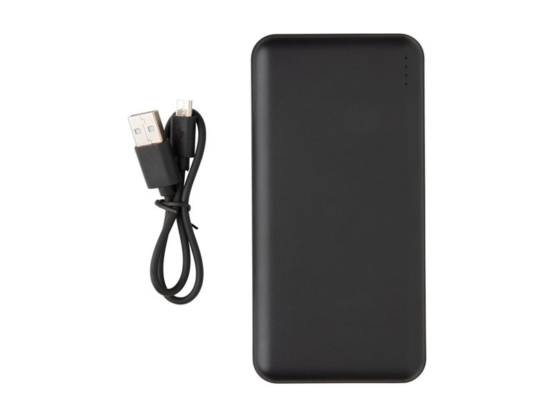 High density 10.000 mAh zakformaat powerbank