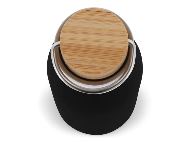 Thermo fles met bamboe deksel 500ml