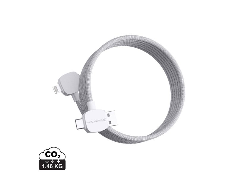 Urban Vitamin Stockton 65W gerecycled TPE/PET magn. kabel