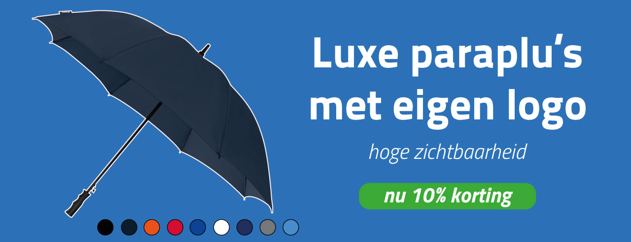 Paraplu's bedrukken eigen logo