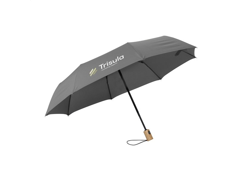 Michigan opvouwbare RPET paraplu 21 inch Michigan opvouwbare RPET paraplu 21 inch