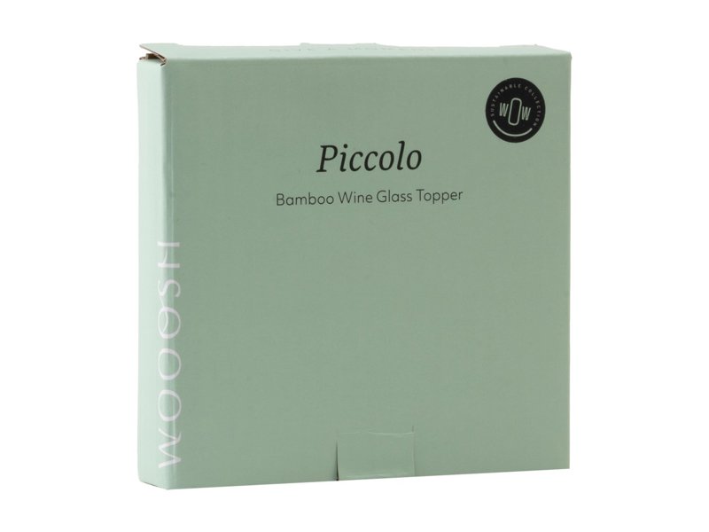 Wooosh Piccolo Bamboo Wine Glass Topper