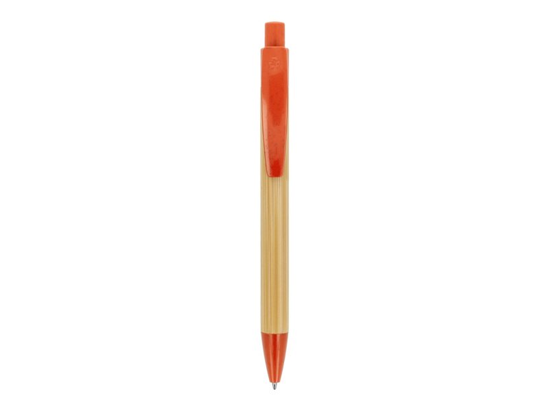Ball pen bamboe met tarwestro