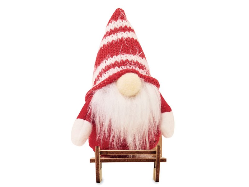 Kabouter op houten slee FROSTY