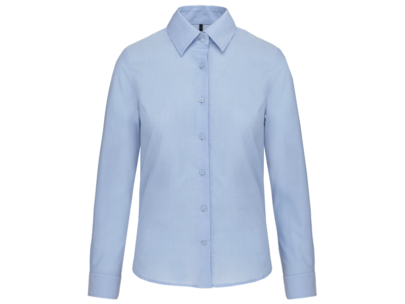 Kariban Dames oxford blouse lange mouwen Kariban Dames oxford blouse lange mouwen