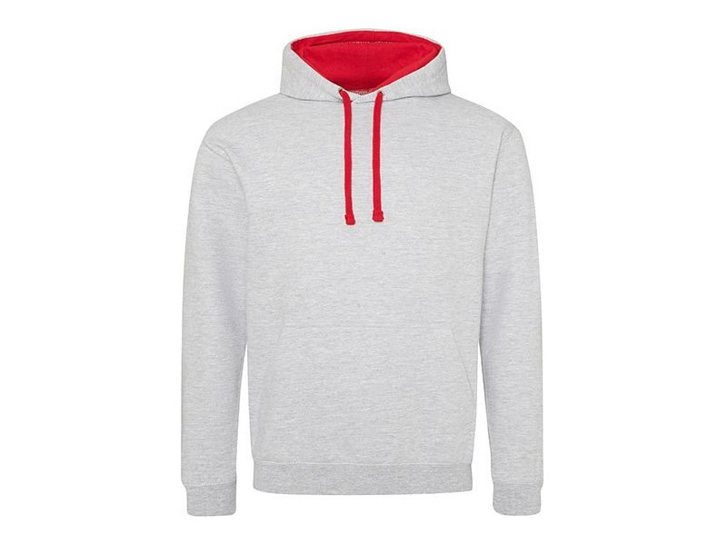 Hooded sweater met kleurige accenten, goedkoop bedrukken van sweaters Hooded sweater met kleurige accenten, goedkoop bedrukken van sweaters