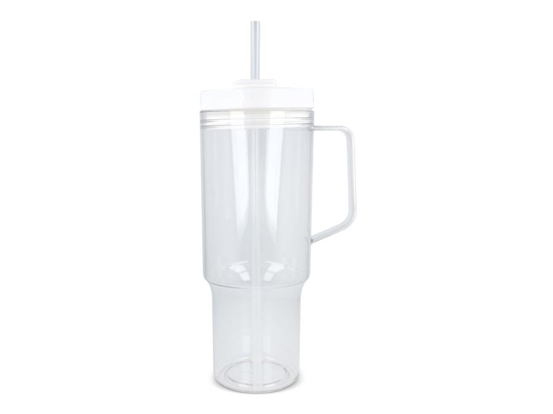 Miami beker met handvat transparant 1.2 L R-PET