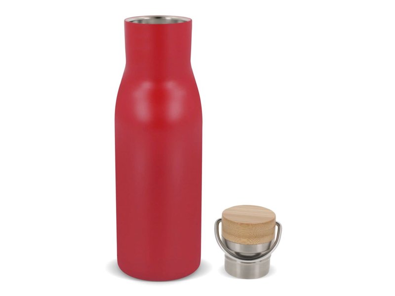 Thermo fles met bamboe deksel 500ml