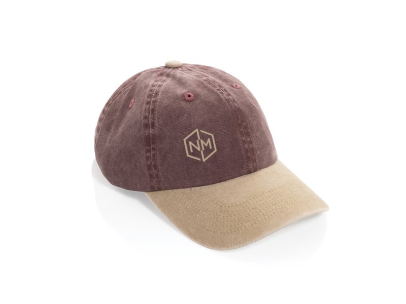 BEAU AWARE™ Washed 6 panel twill two tone cap BEAU AWARE™ Washed 6 panel twill two tone cap