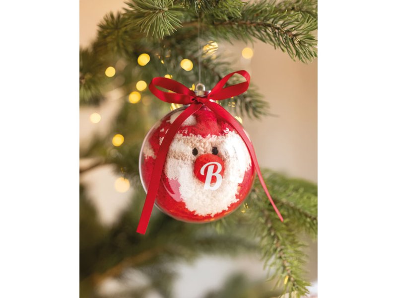 Kerstman sokken balornament SNUG M