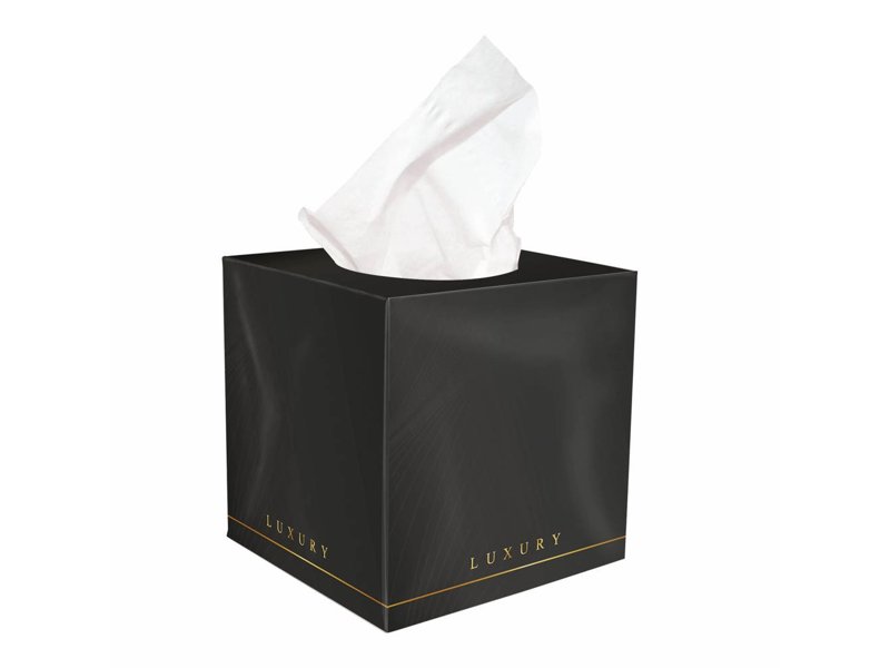 Tissue box folie druk