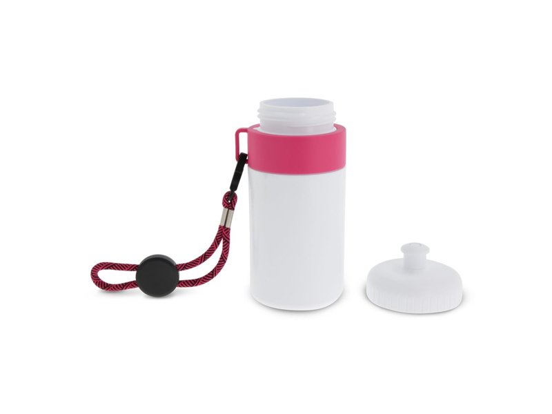 Bidon met rand en koord 500ml Bidon met rand en koord 500ml