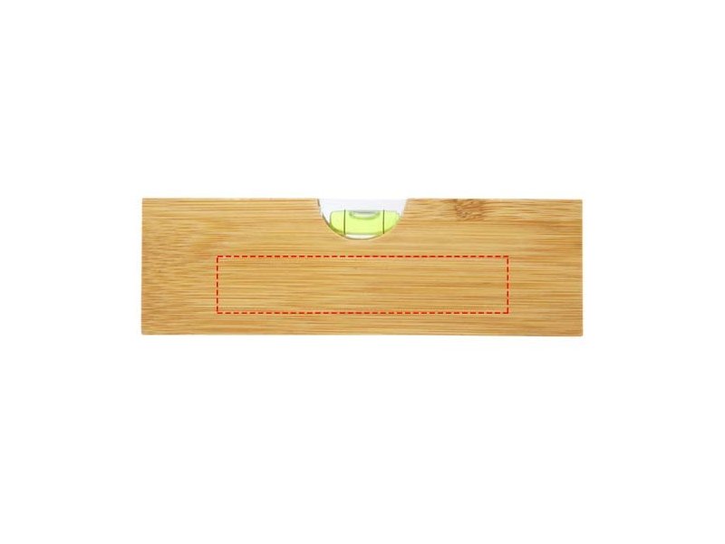 Flush waterpas van bamboe met flesopener Flush waterpas van bamboe met flesopener