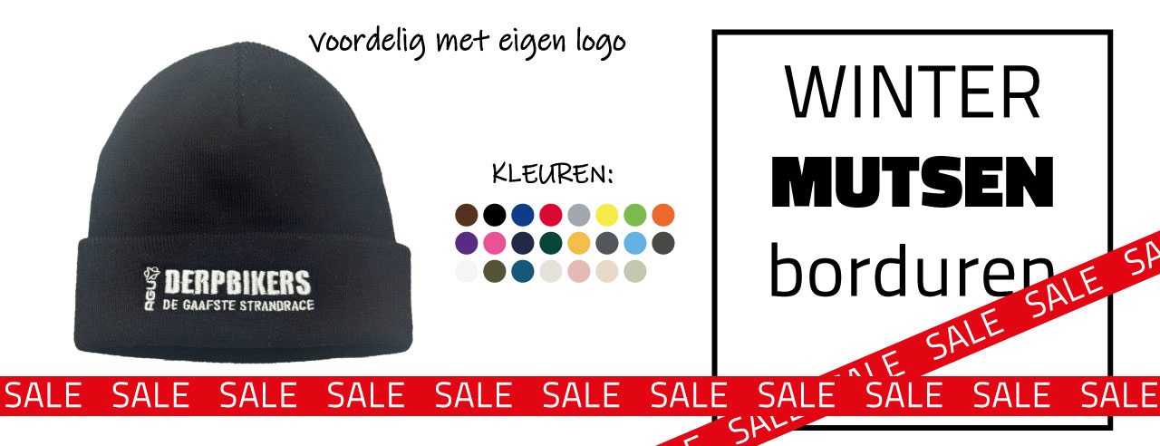 Mutsen borduren Winterdeal
