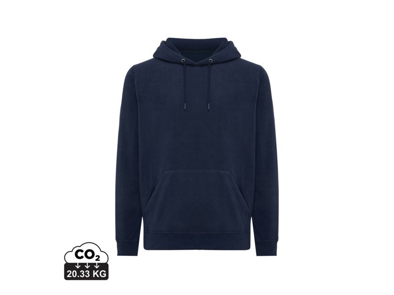Iqoniq Trivor gerecycled polyester fleece hoodie
