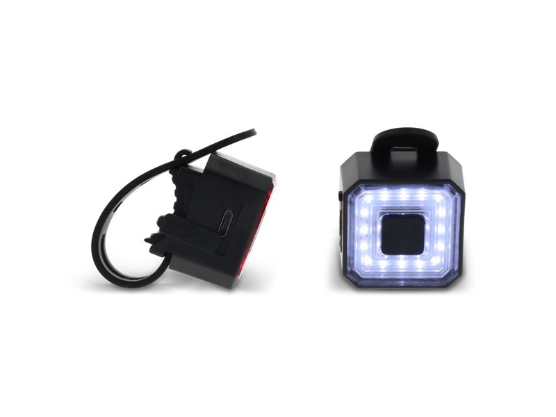 Oplaadbare fietslampjes set