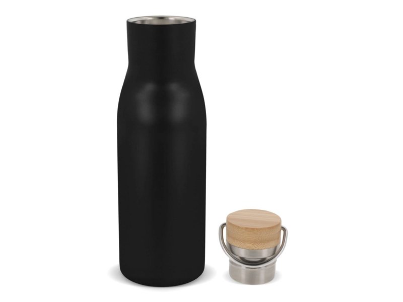 Thermo fles met bamboe deksel 500ml