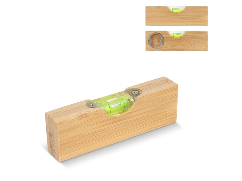 Flesopener waterpas bamboe