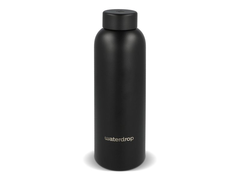 Waterdrop Roestvrijstalen Fles met Stalen dop 600ml Waterdrop Roestvrijstalen Fles met Stalen dop 600ml