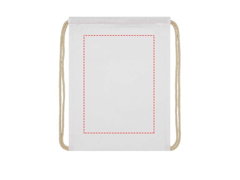 Oregon 140 g/m² katoenen rugzak met trekkoordsluiting 5L