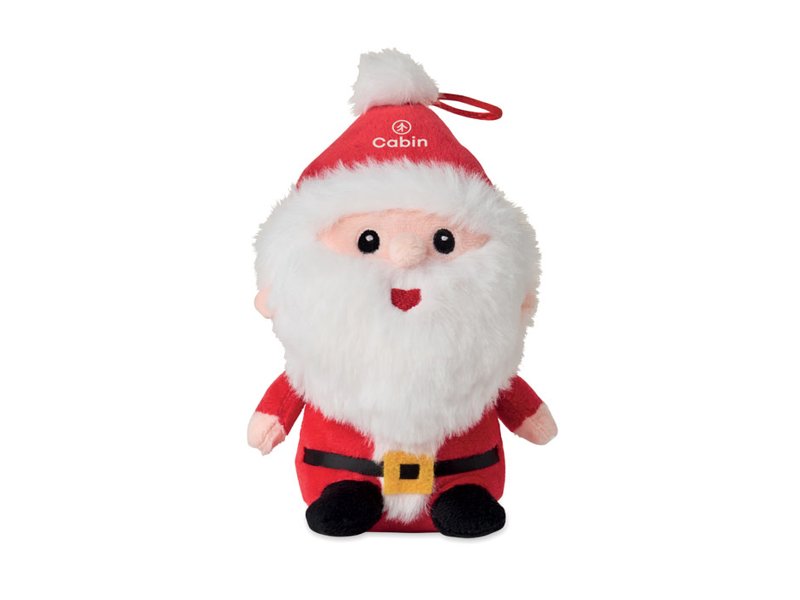 Kerstman knuffel GLEEFUL