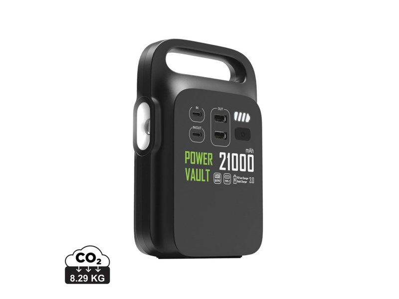 Power Vault RCS gerecycled plastic 21.000 mah power station