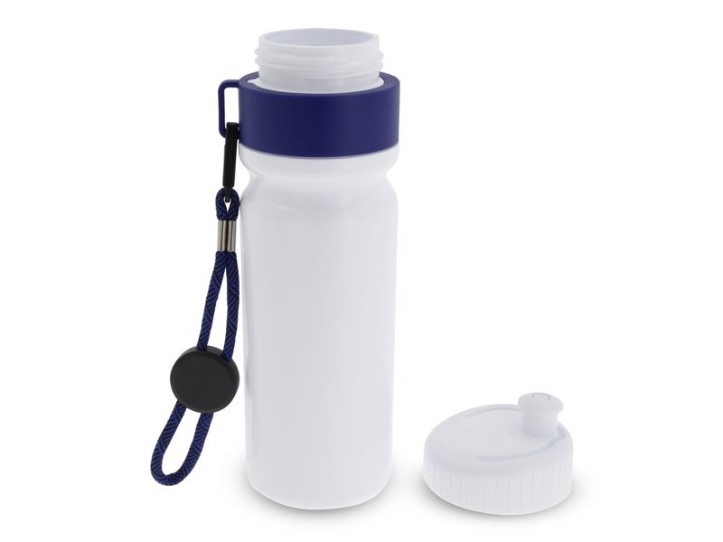 Sportfles met rand en koord 750ml Sportfles met rand en koord 750ml