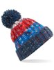 Beechfield - Corkscrew Pom Pom Beanie Beechfield - Corkscrew Pom Pom Beanie