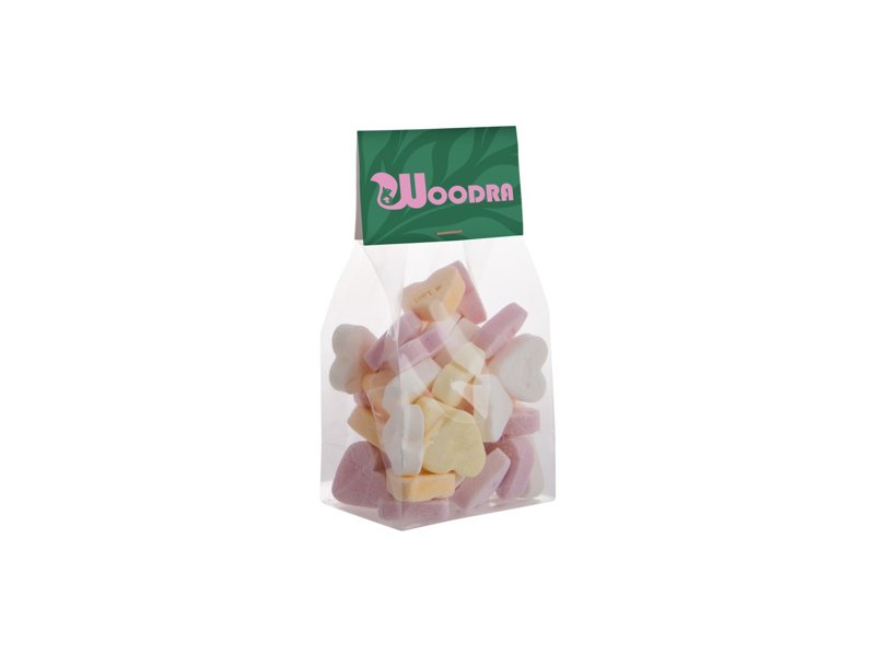 Blokzakje kopkaartje 100 gram snoep