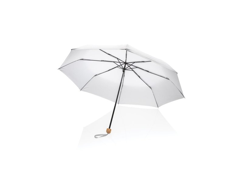 20.5" Impact AWARE™ RPET 190T pongee bamboe miniparaplu 20.5" Impact AWARE™ RPET 190T pongee bamboe miniparaplu