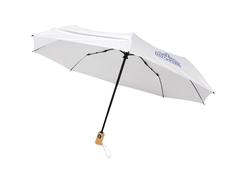 Bo 21” opvouwbare automatische gerecyclede PET paraplu Bo 21” opvouwbare automatische gerecyclede PET paraplu