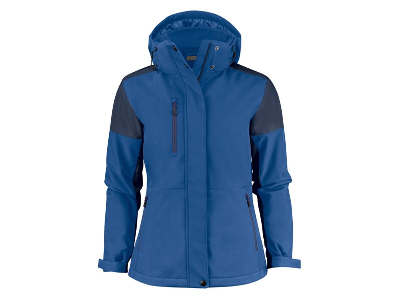 Printer Prime padded softshell damesjas