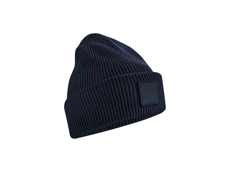 Beechfield - Deep Cuffed Tonal Patch Beanie Beechfield - Deep Cuffed Tonal Patch Beanie