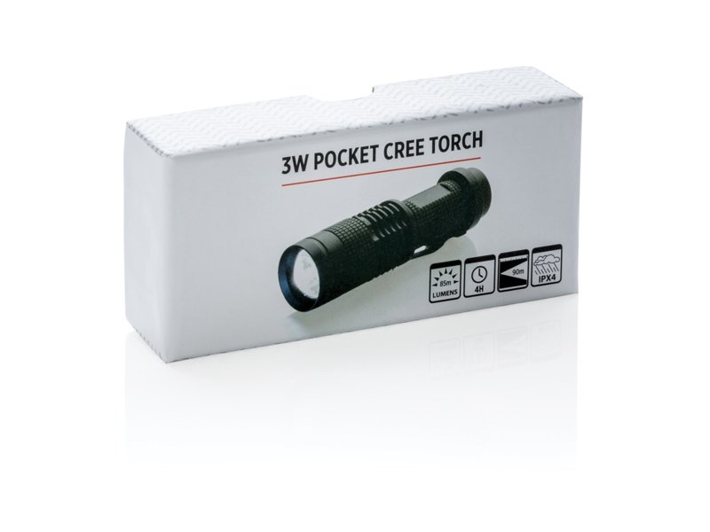 3W CREE zaklamp
