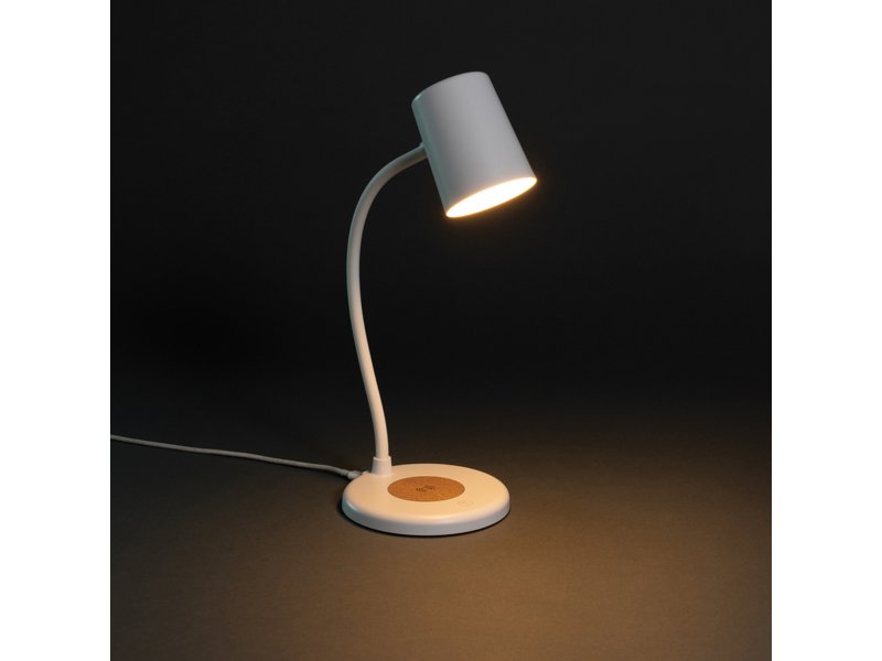 Zenara RCS 15W draadloze bureaulamp van gerecycled plastic Zenara RCS 15W draadloze bureaulamp van gerecycled plastic