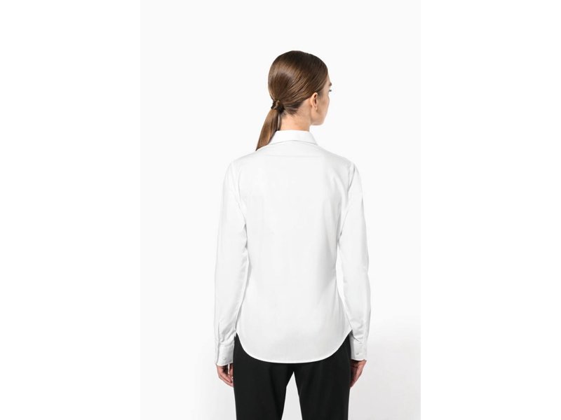 Kariban Dames poplin blouse lange mouwen