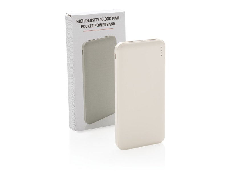 High density 10.000 mAh zakformaat powerbank