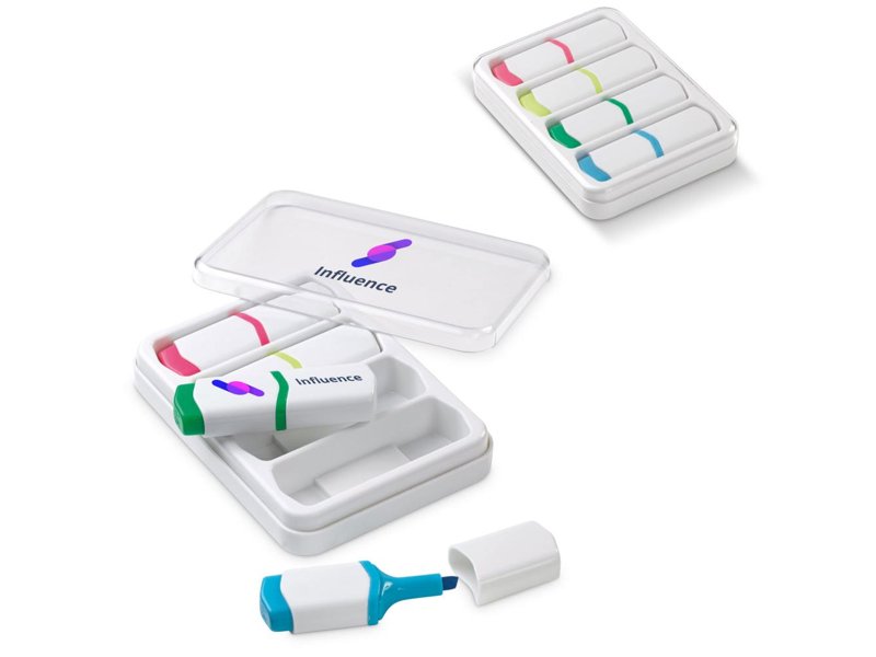 Mini tekstmarkers set van 4