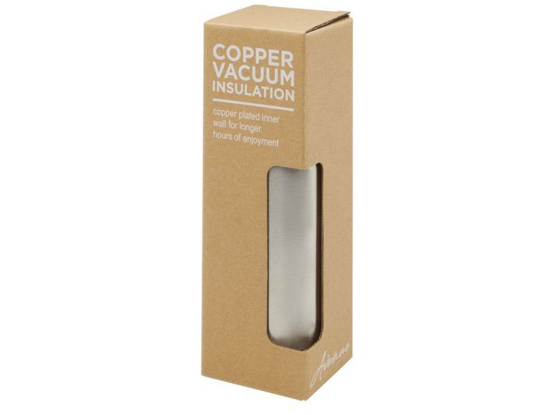 Ljungan koperen vacuüm geïsoleerde roestvrijstalen fles van 500 ml met PU leren band en deksel Ljungan koperen vacuüm geïsoleerde roestvrijstalen fles van 500 ml met PU leren band en deksel