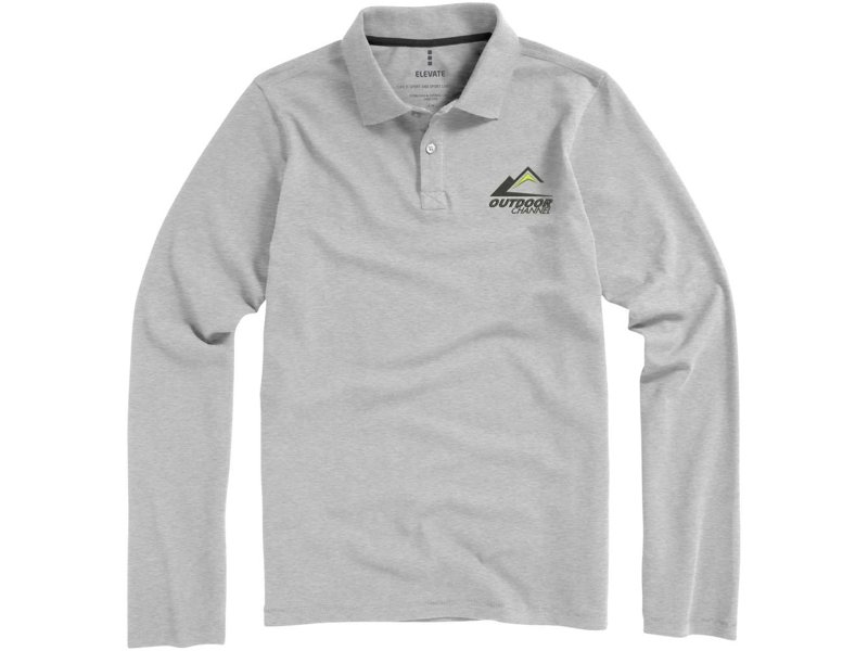 Lange mouwen heren polo » Elevate Oakville | Promotieartikelen