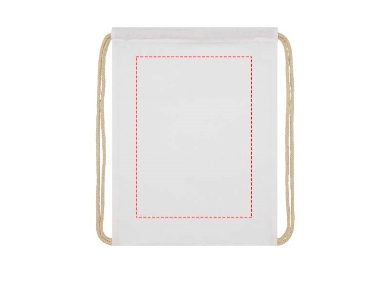 Oregon 140 g/m² katoenen rugzak met trekkoordsluiting 5L