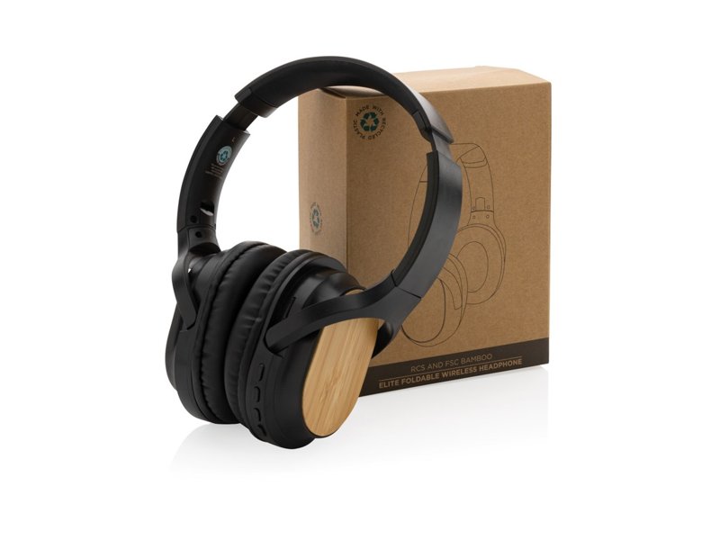 RCS en bamboe Elite Opvouwbare draadloze hoofdtelefoon
