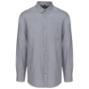 Kariban Heren oxford overhemd lange mouwen
