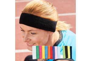 Badstof hoofdbanden borduren logo