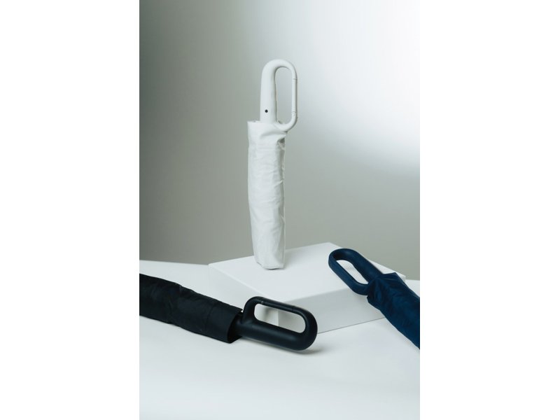 Yara 21" AWARE™ RPET paraplu in unikleur met karabijn hendel