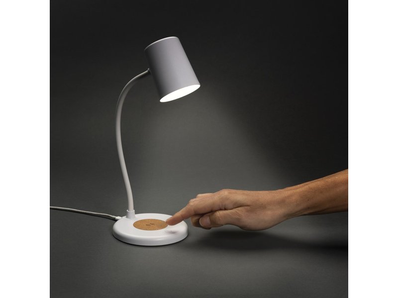 Zenara RCS 15W draadloze bureaulamp van gerecycled plastic Zenara RCS 15W draadloze bureaulamp van gerecycled plastic