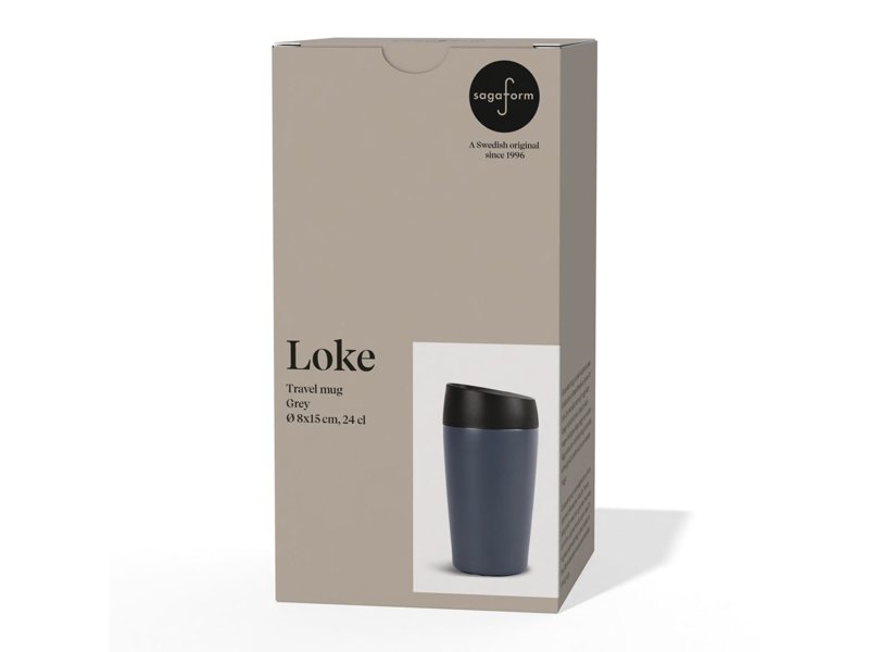 Sagaform Loke dubbelwandige mok gekleurde Coating 240ml Sagaform Loke dubbelwandige mok gekleurde Coating 240ml