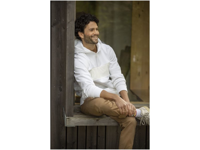 Sayan anorak heren sweater met halve rits en capuchon Sayan anorak heren sweater met halve rits en capuchon