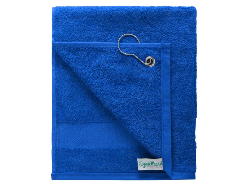 Sophie Muval golfhanddoek met clip, met een band